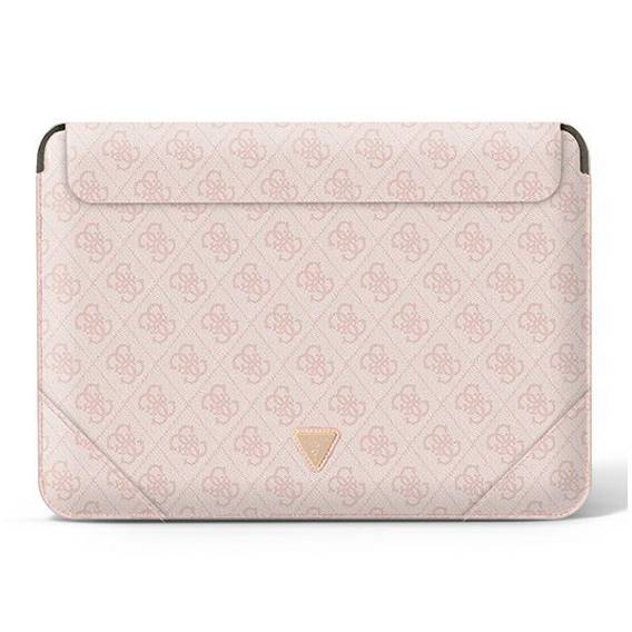 Oryginalne Etui Sleeve Guess 4G Uptown Triangle Logo (GUCS14P4TP) różowe