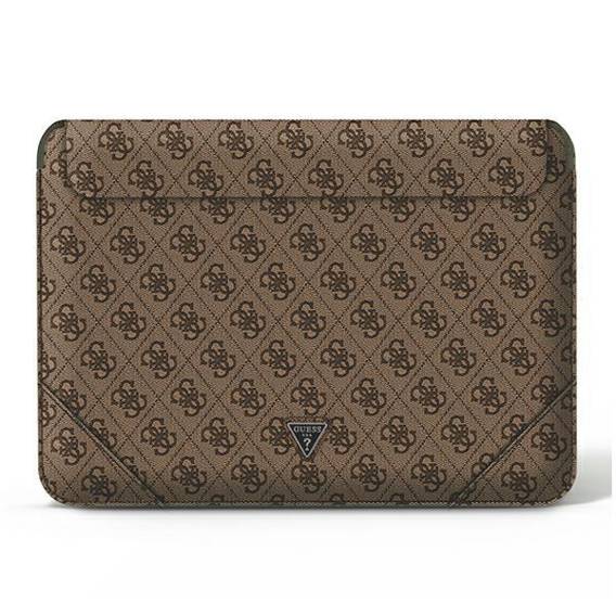 Oryginalne Etui Sleeve Guess 4G Uptown Triangle Logo (GUCS16P4TW) brązowe