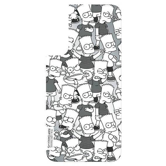 Panel Samsung GP-TOU021HOOJW do etui Frame Cover do Galaxy S22+ Simpsons biały/white