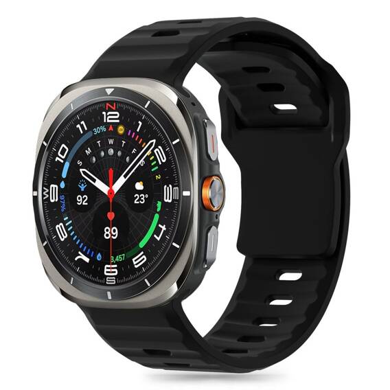 Pasek do SAMSUNG GALAXY WATCH ULTRA (47MM) Tech-Protect Silicone czarne