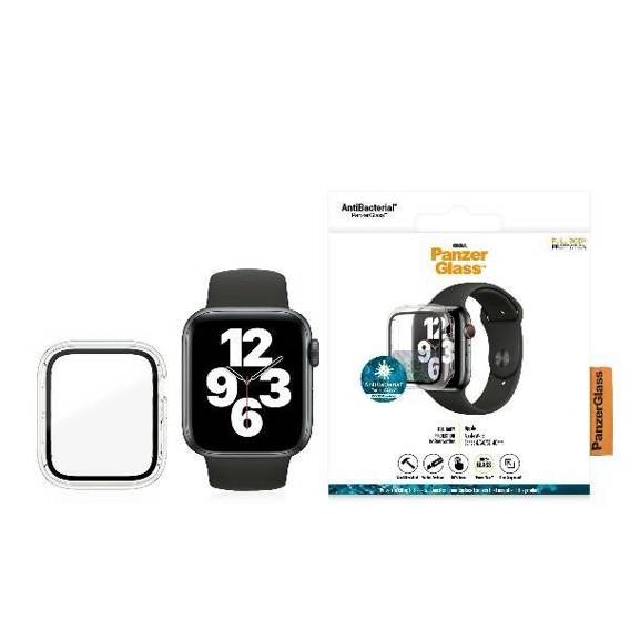 Szkło Hartowane 5D APPLE WATCH 4 / 5 / 6 / SE (40MM) PanzerGlass Full Body transparentne