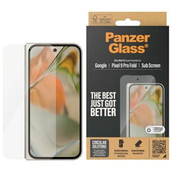 Szkło Hartowane 5D GOOGLE PIXEL 9 PRO PanzerGlass Screen Protector Ultra-Wide Fit 4788