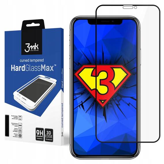 Szkło Hartowane 5D IPHONE 7 / 8 / SE 2020 3mk Hard Glass Max białe