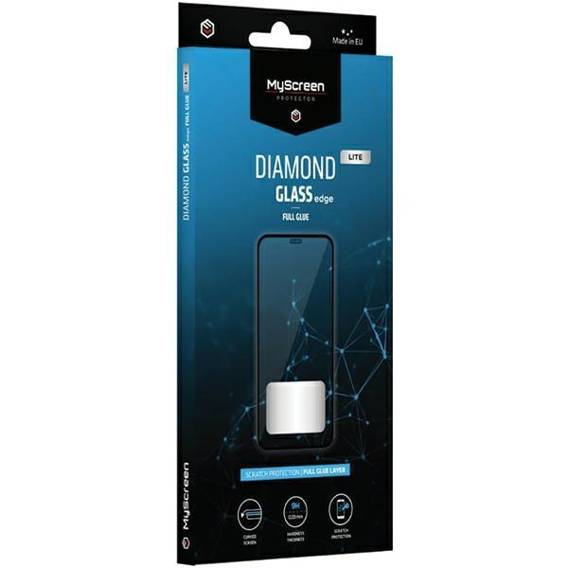 Szkło Hartowane APPLE IPHONE 15 PLUS MyScreen Diamond Glass Edge Full Glue Lite czarne