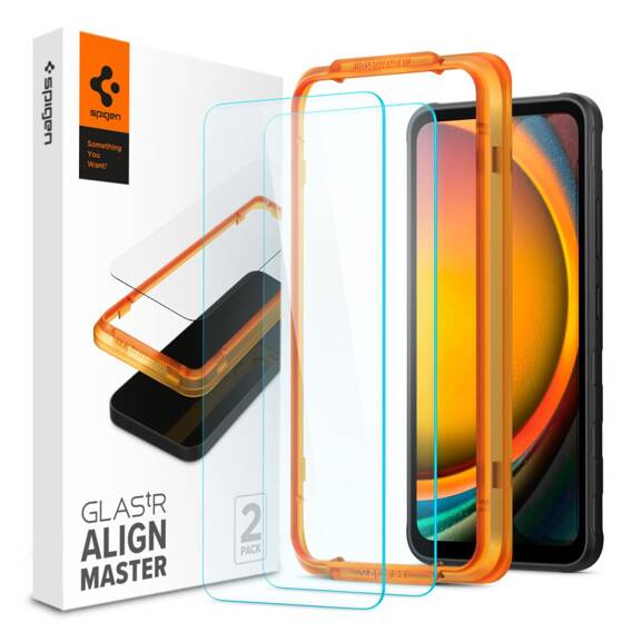 Szkło Hartowane SAMSUNG GALAXY XCOVER 7 Spigen ALM Glas.tr 2-pack