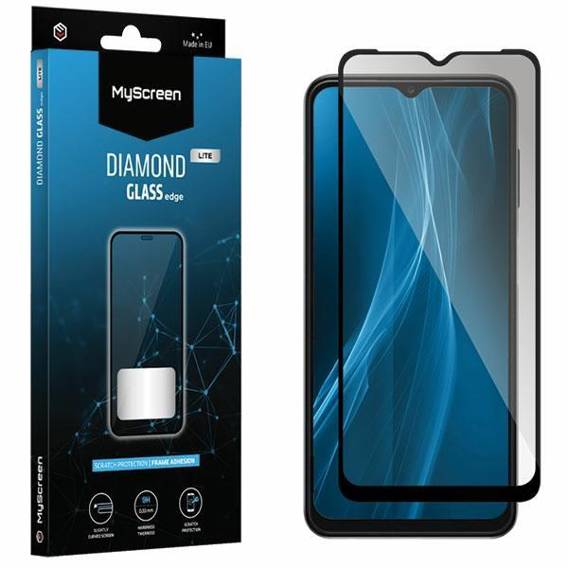 Szkło Hartowane XIAOMI REDMI A1+ / A1 2022 MyScreen Diamond Glass Edge Full Glue czarne