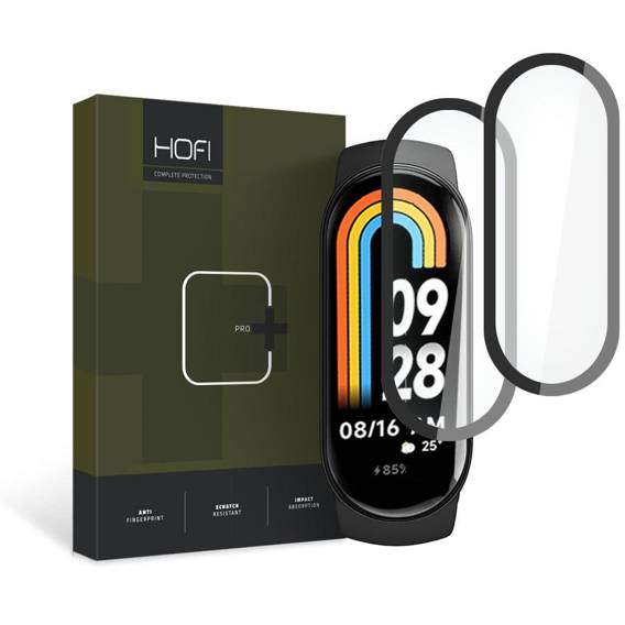 Szkło Hybrydowe XIAOMI MI BAND 8 / 8 NFC HOFI Hybrid Pro+ czarne