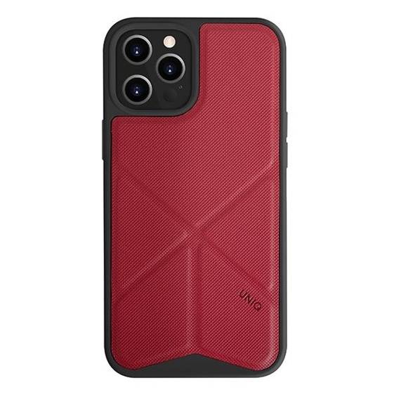 UNIQ etui Transforma iPhone 12/12 Pro 6,1" czerwony/coral red