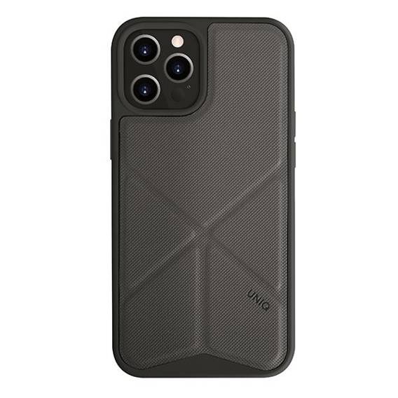 UNIQ etui Transforma iPhone 12/12 Pro 6,1" szary/charcoal grey