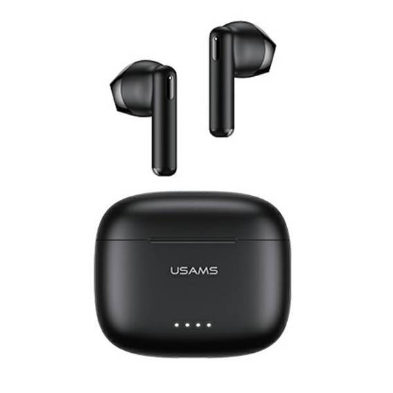 USAMS Słuchawki Bluetooth 5.3 TWS US14 Series Dual mic bezprzewodowe czarne/black BHUUS01