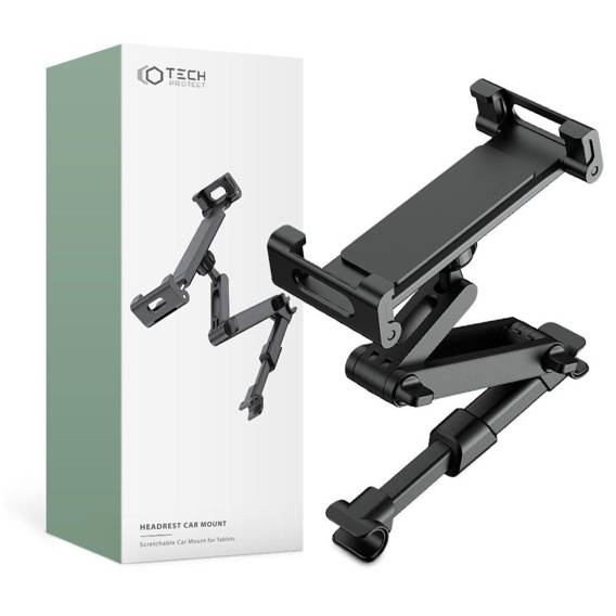 Uchwyt Samochodowy Regulowany na Zagłówek Tech-Protect Stretchable Headrest Car Mount V1 czarny