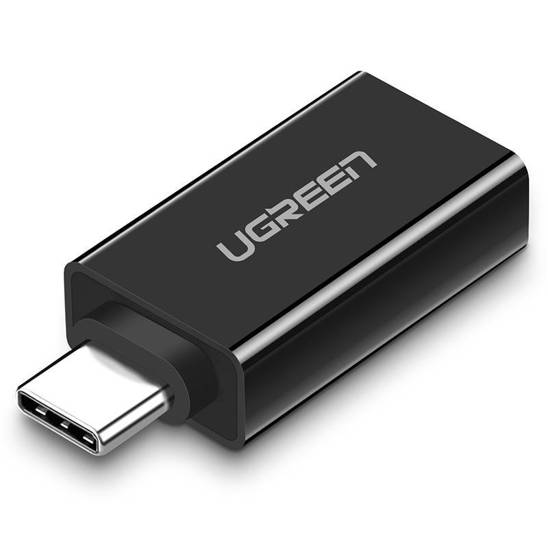 Adapter USB-A 3.0 do USB-C 3.1 UGREEN US173 (czarny)