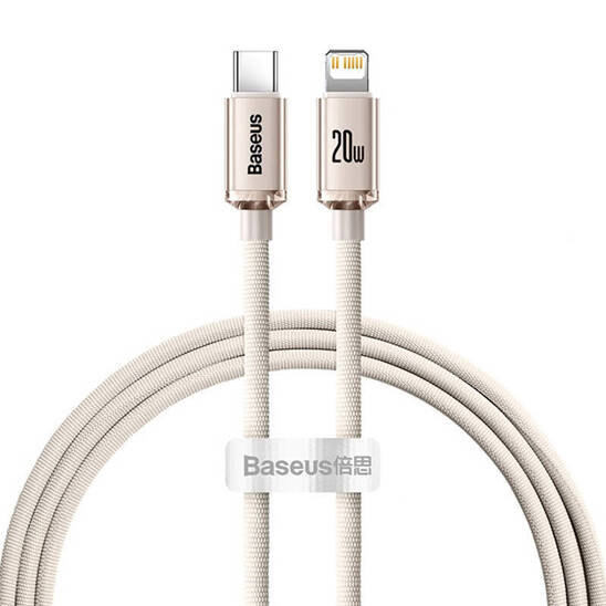 Baseus kabel Crystal Shine USB-C - Lightning 1,2m