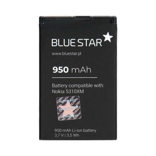 Bateria Li-Ion do NOKIA 5310 / 6600F / 7210S / 7310S 950mAh Blue Star