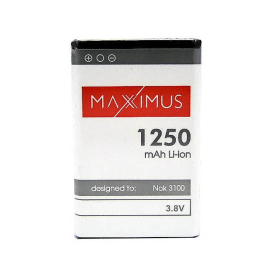 Bateria Maxximus do NOKIA 3100 1250mAh Li-Ion