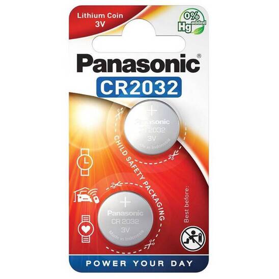 Bateria PANASONIC CR2032 2-pack