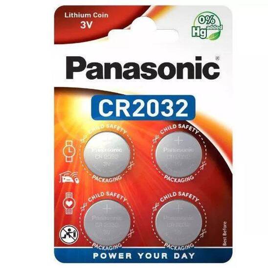 Bateria PANASONIC CR2032 4-pack 