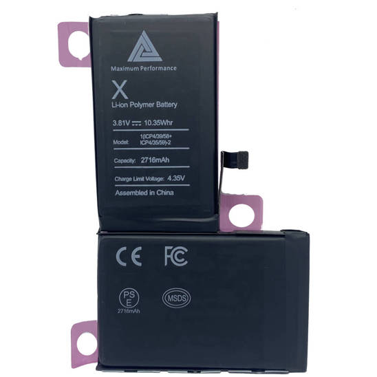 Bateria do APPLE IPHONE X 2716mAh Maximum Performance