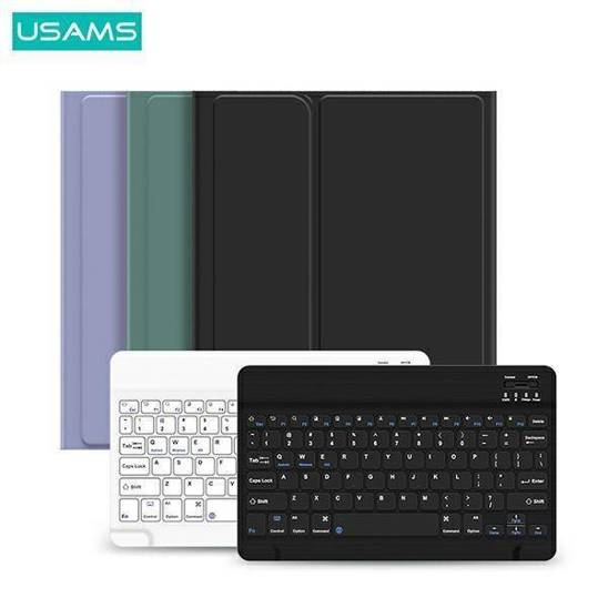 Etui APPLE IPAD 10.2 (7gen / 8gen / 9gen) USAMS Winro Keyboard czarna klawiatura (IP1027YR01) czarne