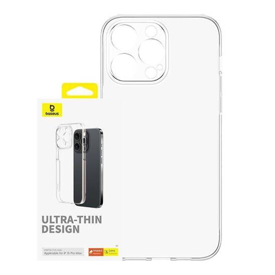 Etui APPLE IPHONE 15 PRO MAX Baseus OS-Lucent Series transparentne