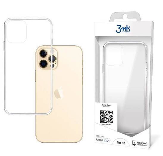 Etui IPHONE 12 PRO MAX 3MK Armor Case transparentne