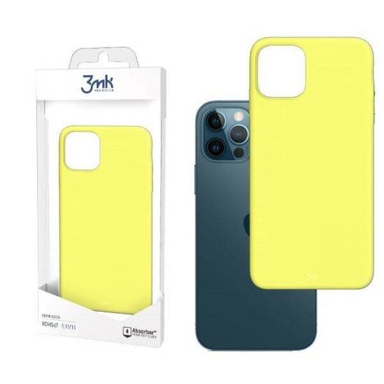 Etui IPHONE 12 PRO MAX 3mk Matt Case limonkowe