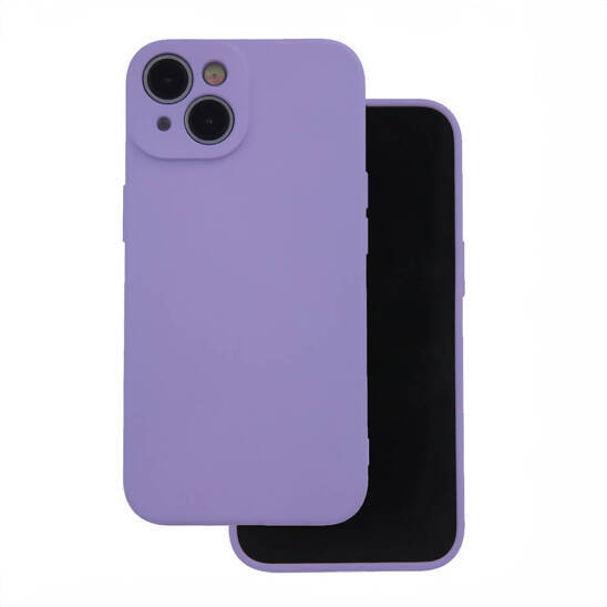 Etui IPHONE 12 PRO Silicone Case Elastyczne Silikonowe liliowe