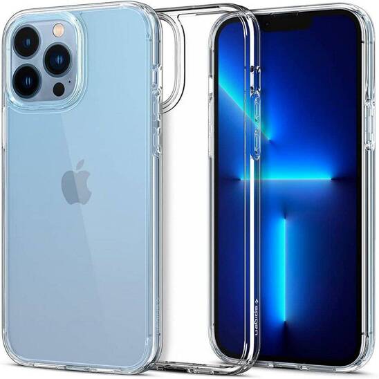 Etui IPHONE 13 PRO Spigen Ultra Hybrid Crystal Clear transparentne