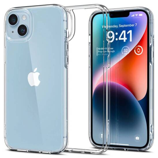 Etui IPHONE 14 Spigen Ultra Hybrid Crystal transparentne