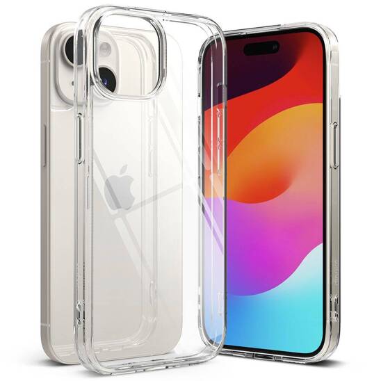 Etui IPHONE 15 PLUS Ringke Fusion transparentne