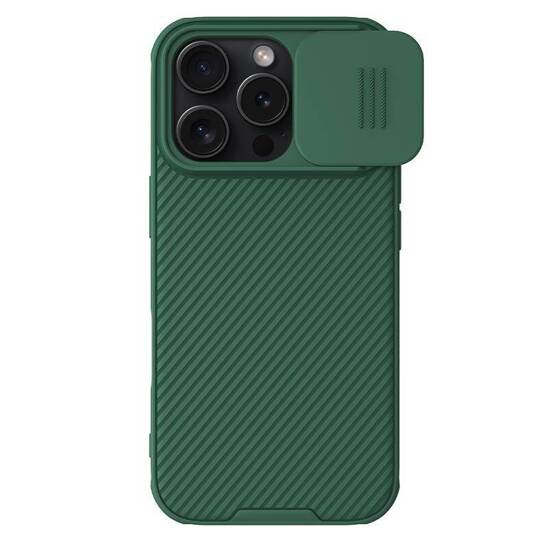 Etui IPHONE 16 PRO Nillkin CamShield Pro zielone