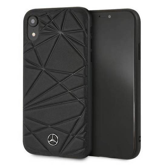 Etui IPHONE XR Mercedes Hardcase Twister (MEPERHCI61QGLBK) czarne