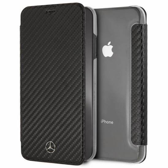 Etui IPHONE XS MAX Mercedes Book Dynamic czarne