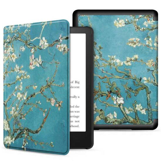 Etui KINDLE 11 2022 Tech-Protect SmartCase Sakura niebieskie