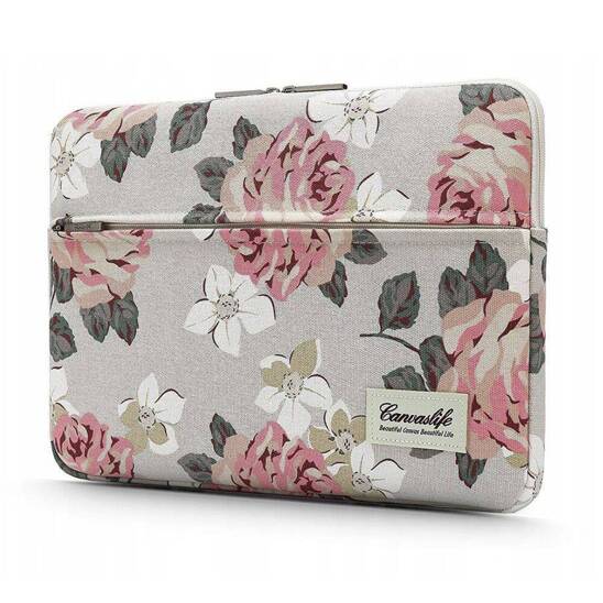 Etui LAPTOP 15" - 16" Canvaslife Sleeve Laptop White Rose