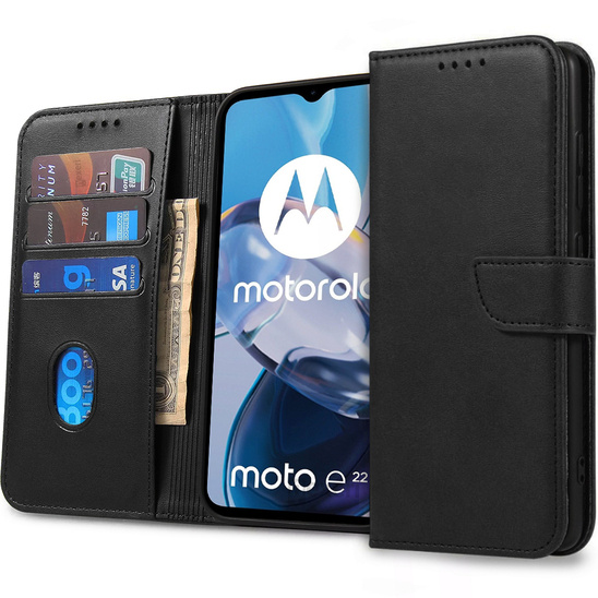 Etui MOTOROLA MOTO E22 / E22I Nexeri Wallet czarne