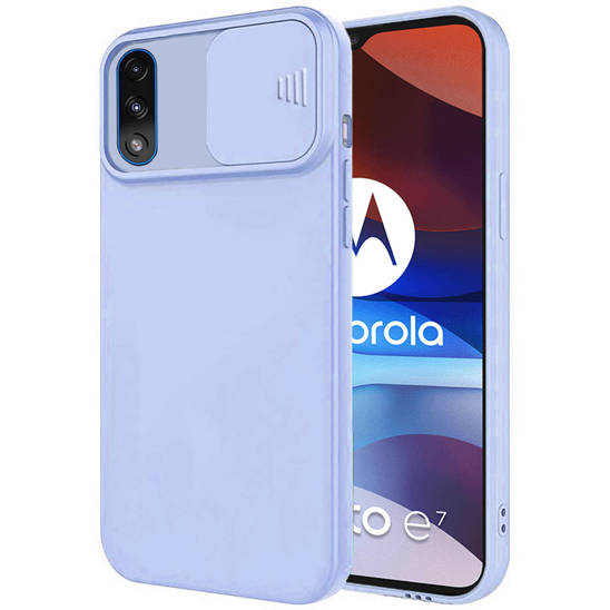 Etui SAMSUNG GALAXY A03S Silikonowe z Osłoną na Aparat Nexeri Silicone Lens jasny niebieski