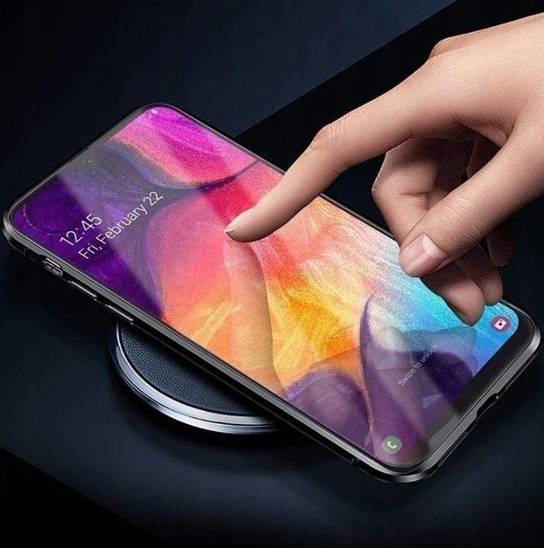 Etui SAMSUNG GALAXY A15 4G/5G Double Magnetic 360° Aluminium i Szkło Hartowane czarne