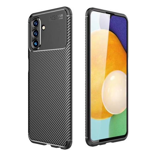 Etui SAMSUNG GALAXY A54 5G Pancerne Shockproof Nexeri Carbon Fiber czarne