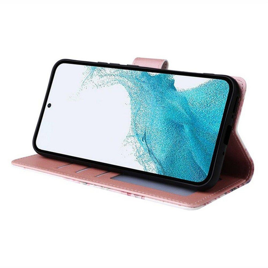 Etui SAMSUNG GALAXY A54 5G Tech-Protect Wallet Garden fioletowe