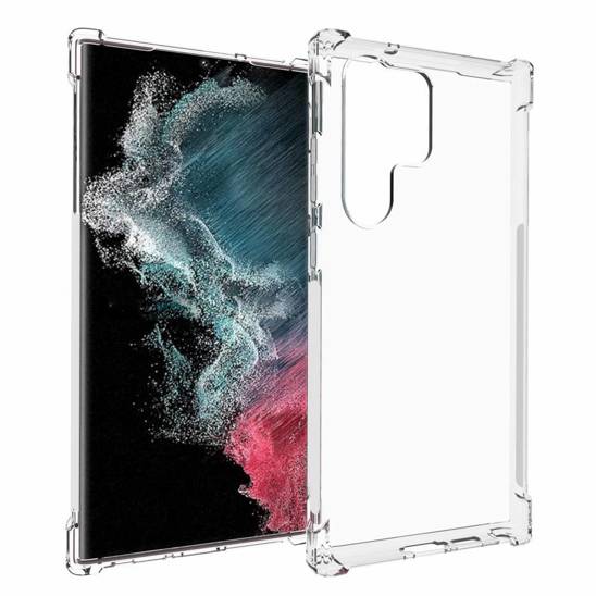 Etui SAMSUNG GALAXY S23 ULTRA Antishock Case transparentne