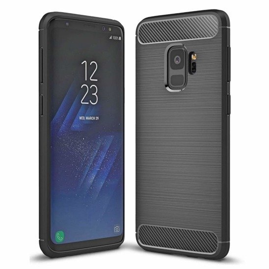 Etui SAMSUNG GALAXY S9 Nexeri Carbon Pancerne czarne