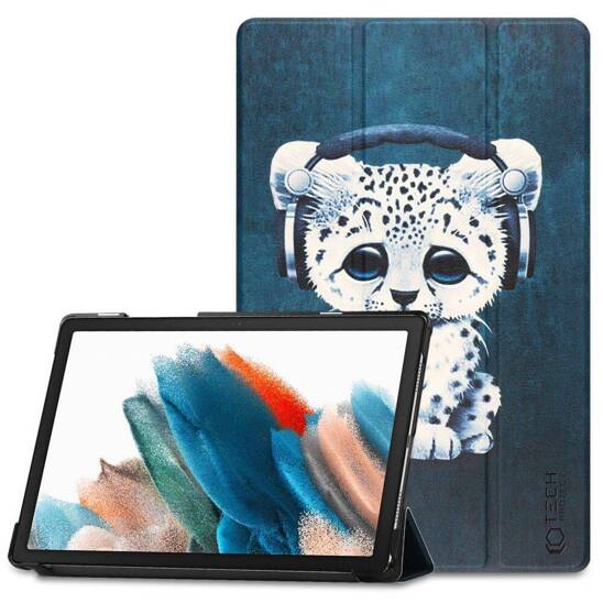 Etui SAMSUNG GALAXY TAB A8 10,5 Tech-Protect SmartCase Sad Cat