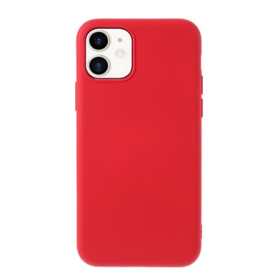 Etui Silicone case elastyczne silikonowe IPHONE 11 czerwone