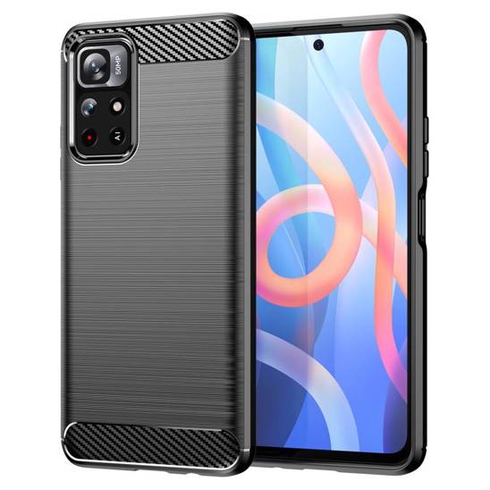 Etui XIAOMI REDMI NOTE 11 / 11S Nexeri Carbon Pancerne czarne