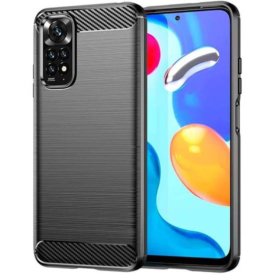 Etui XIAOMI REDMI NOTE 11 PRO Nexeri Carbon Pancerne czarne