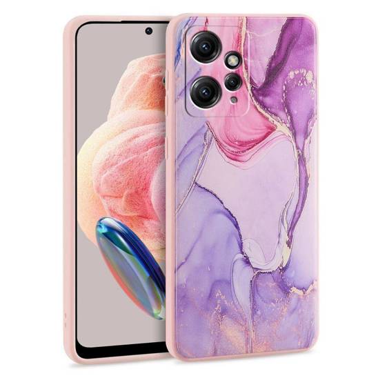 Etui XIAOMI REDMI NOTE 12 4G Tech-Protect Mood Marble wielokolorowe