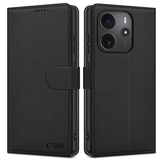 Etui XIAOMI REDMI NOTE 14 4G Tech-Protect Wallet Matte czarne