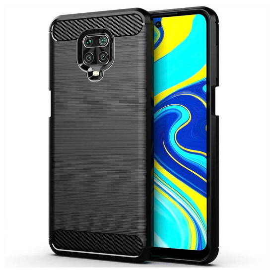 Etui XIAOMI REDMI NOTE 9 Nexeri Carbon Pancerne czarne