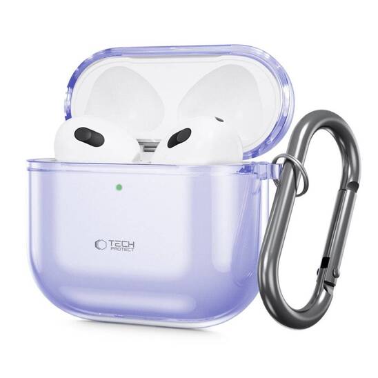 Etui do APPLE AIRPODS 4 Tech-Protect Flexair fioletowe